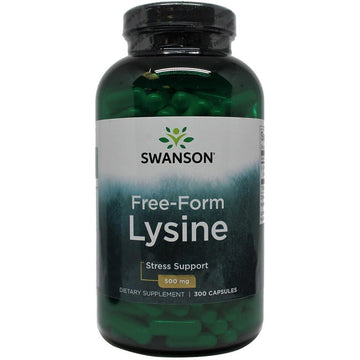 Swanson  L-Lysine, 500mg Free-Form