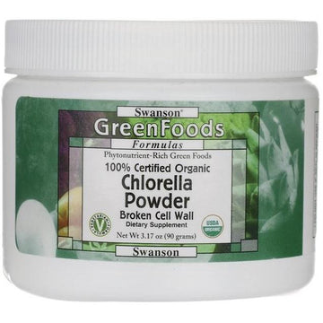 Swanson  Chlorella Powder, 100% Organic