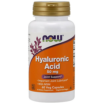 NOW Foods  Hyaluronic Acid with MSM, 50mg