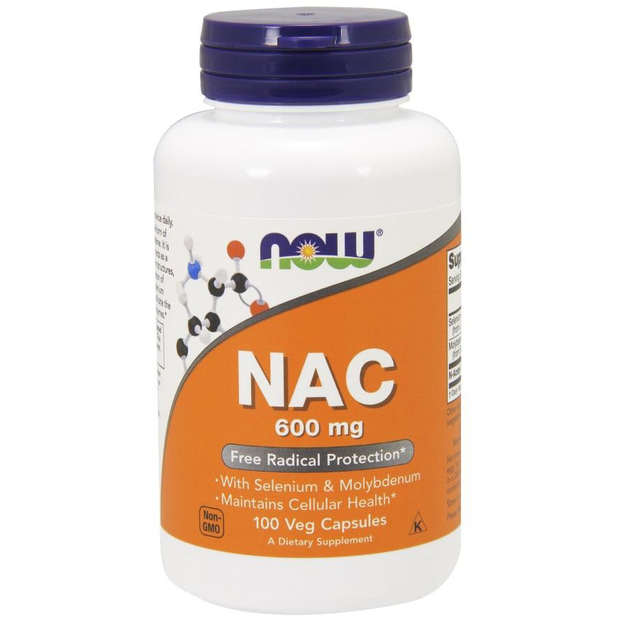 NOW Foods  NAC with Selenium & Molybdenum, 600mg - IVitamins Shop