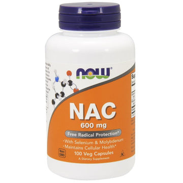 NOW Foods  NAC with Selenium & Molybdenum, 600mg