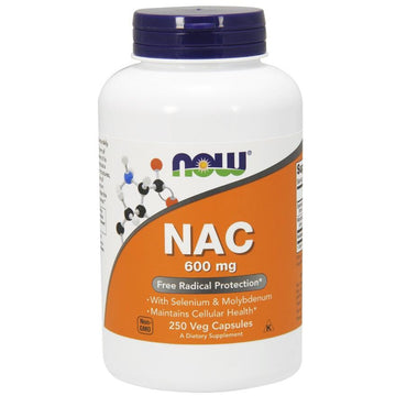 NOW Foods  NAC with Selenium & Molybdenum, 600mg