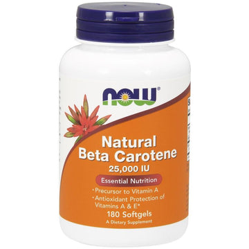 NOW Foods  Beta Carotene Natural, 25 000 IU