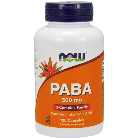 NOW Foods PABA, 500mg
