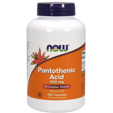 NOW Foods  Pantothenic Acid, 500mg