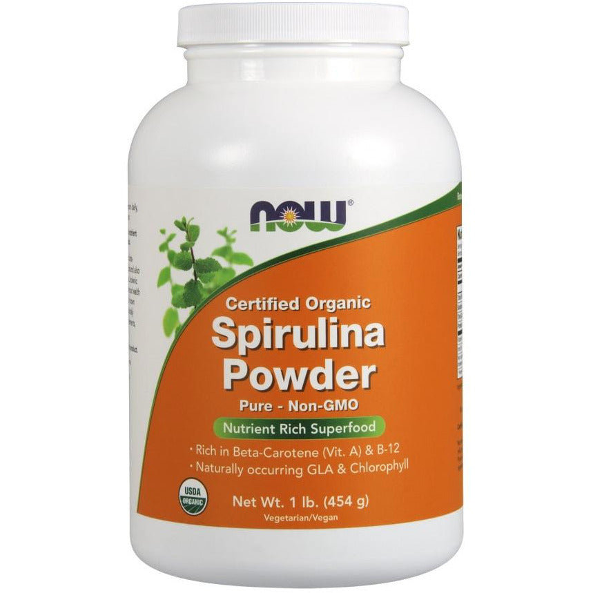 NOW Foods  Spirulina Certified Organic - IVitamins Shop