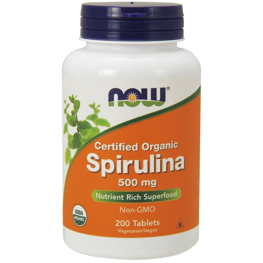 NOW Foods  Spirulina Certified Organic - IVitamins Shop