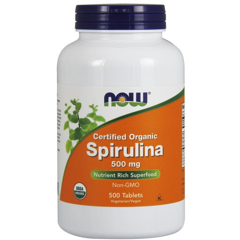 NOW Foods  Spirulina Certified Organic - IVitamins Shop