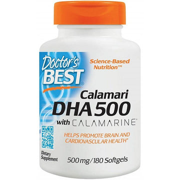 Doctor's Best  Calamari DHA 500 with Calamarine, 500mg