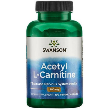 Swanson  Acetyl L-Carnitine, 500mg