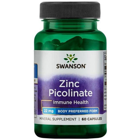 Swanson Zinc Picolinate Body Preferred Form, 22mg