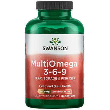 Swanson  MultiOmega 3-6-9 - Flax & Borage & Fish Oils