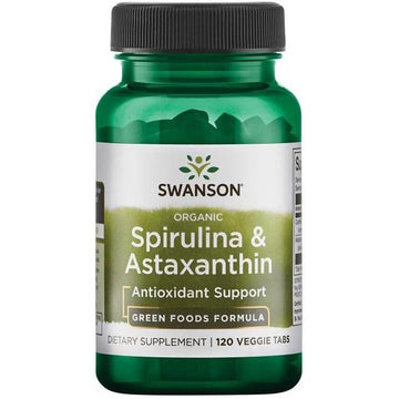 Swanson  Spirulina & Astaxanthin, Organic