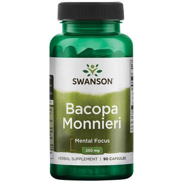 Swanson  Bacopa Monnieri, 250mg
