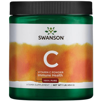 Swanson  Vitamin C Powder, 100% Pure