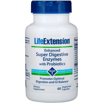 Life Extension  Enhanced Super Digestive Enzymes with Probiotics