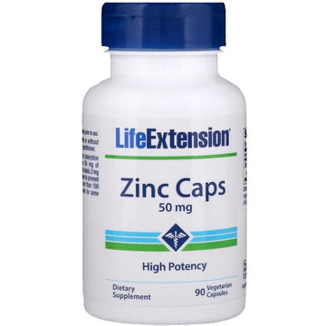 Life Extension  Zinc Caps, 50mg