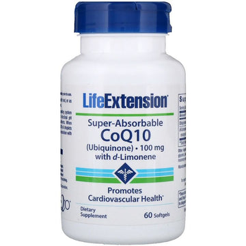 Life Extension  Super-Absorbable CoQ10 (Ubiquinone) with d-Limonene, 100mg