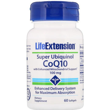 Life Extension  Super Ubiquinol CoQ10 with Enhanced Mitochondrial Support, 100mg