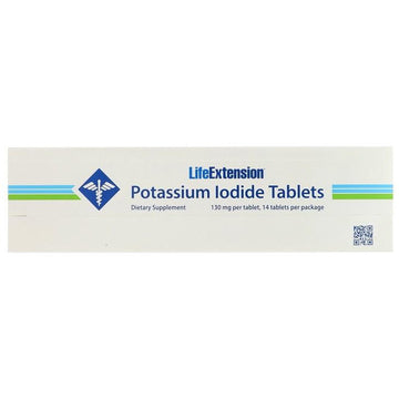 Life Extension  Potassium Iodide Tablets, 130mg