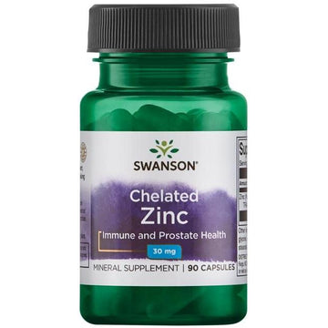 Swanson  Chelated Zinc, 30mg