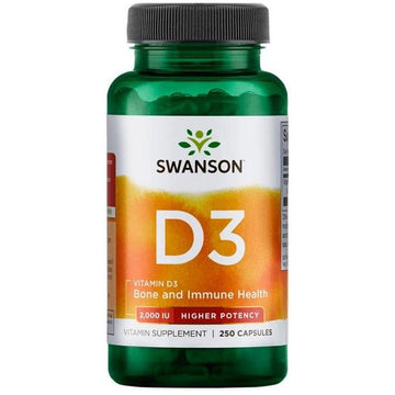 Swanson  Vitamin D-3, 2000 IU Higher Potency