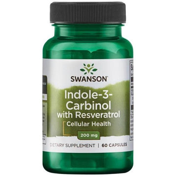 Swanson  Indole-3-Carbinol with Resveratrol, 200mg