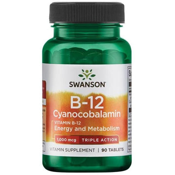Swanson  Vitamin B-12 Cyanocobalamin, 1000mcg Triple Action