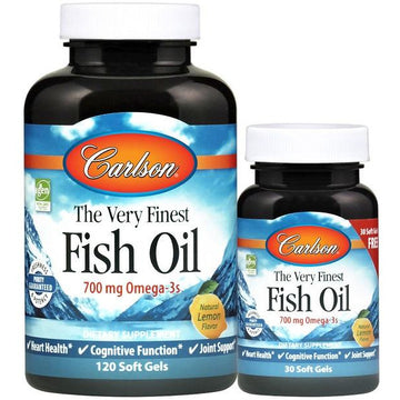 Carlson Labs  The Very Finest Fish Oil, 700mg Natural Orange