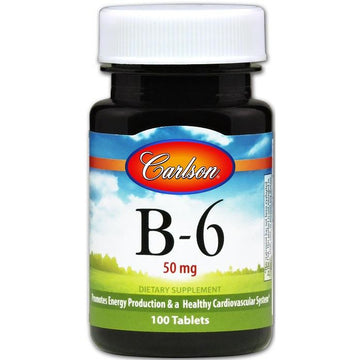 Carlson Labs  Vitamin B-6, 50mg