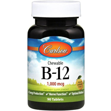 Carlson Labs  Chewable B-12, 1000mcg