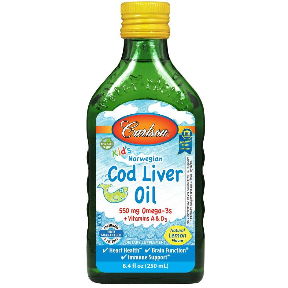 Carlson Labs  Kid's Cod Liver Oil - IVitamins Shop