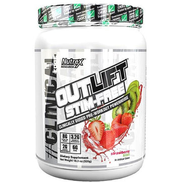 Nutrex  Outlift Stim Free, Strawberry Kiwi
