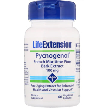 Life Extension  Pycnogenol French Maritime Pine Bark Extract, 100mg