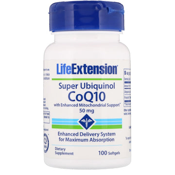 Life Extension  Super Ubiquinol CoQ10 with Enhanced Mitochondrial Support, 50mg