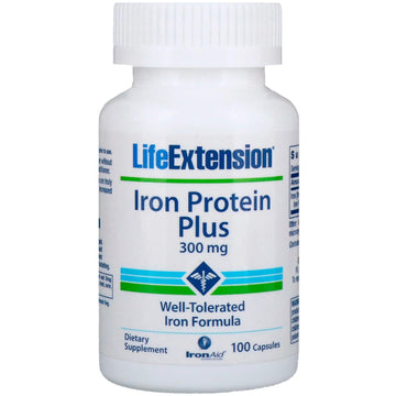 Life Extension  Iron Protein Plus, 300mg