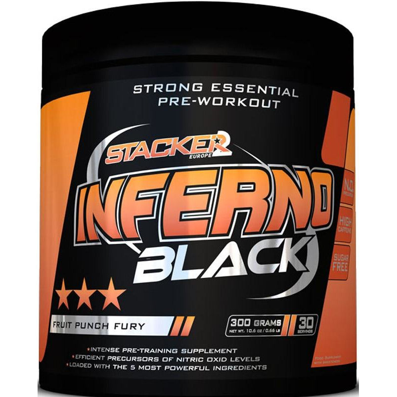 Stacker2 Europe  Inferno Black - IVitamins Shop