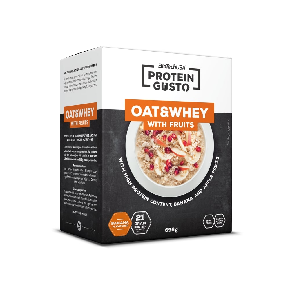 BioTechUSA  Oat & Whey with Fruits - IVitamins Shop