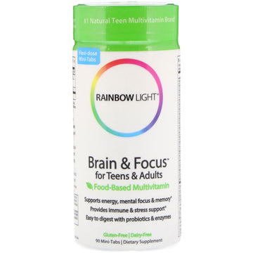 Rainbow Light  Brain & Focus Multivitamin for Teens & Adults
