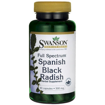 Swanson  Full-Spectrum Spanish Black Radish, 500mg