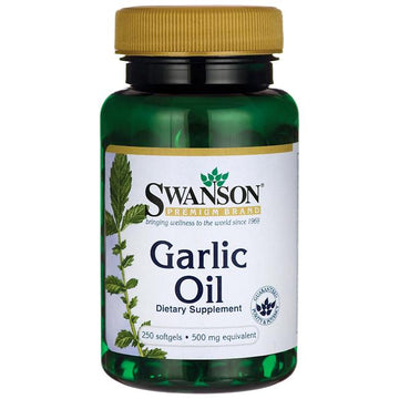 Swanson  Garlic Oil, 500mg