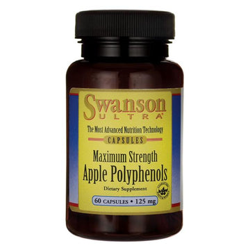 Swanson  Maximum Strength Apple Polyphenols, 125mg
