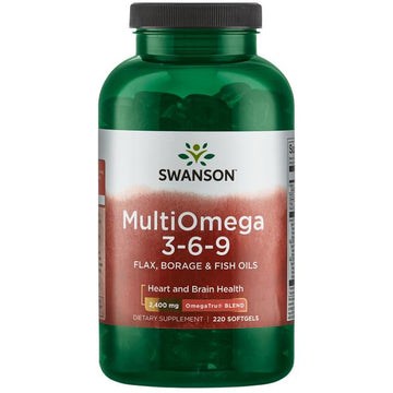 Swanson  MultiOmega 3-6-9 - Flax & Borage & Fish Oils