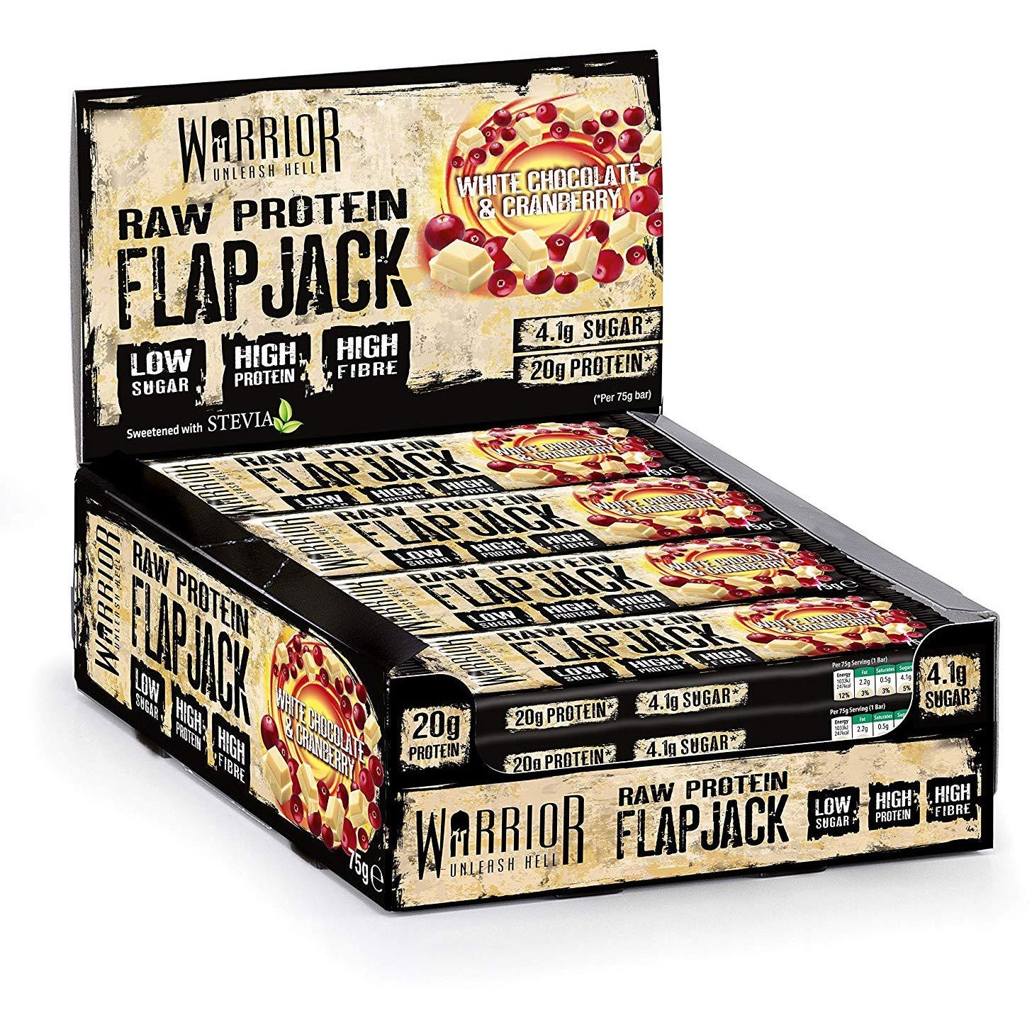 Warrior  Raw Protein Flapjack - IVitamins Shop