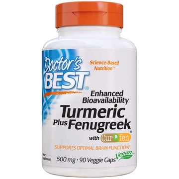 Doctor's Best  Enhanced Bioavailability Turmeric + Fenugreek
