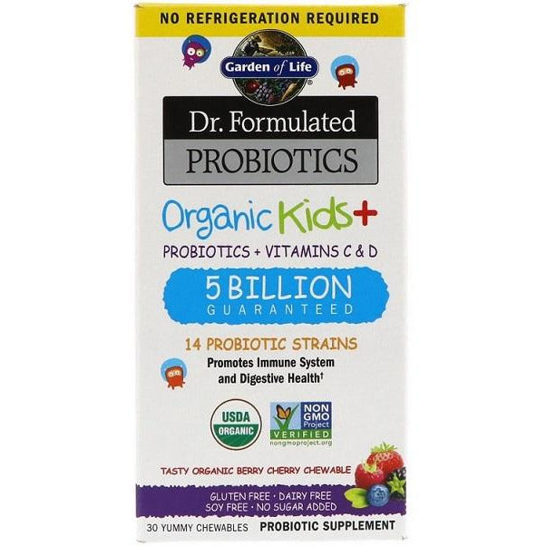 Garden of Life  Dr. Formulated Probiotics Organic Kids+ - IVitamins Shop